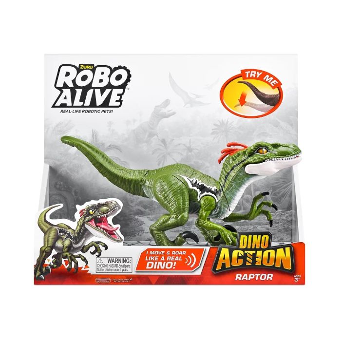 ZURU ROBO ALIVE. DINO ACTION. SERIES1 Raptor_7172
