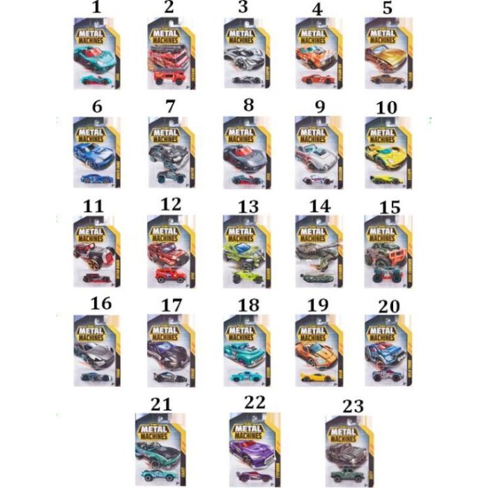 ZURU METAL MACHINES CARS Series2 MultiPack1PK_6708