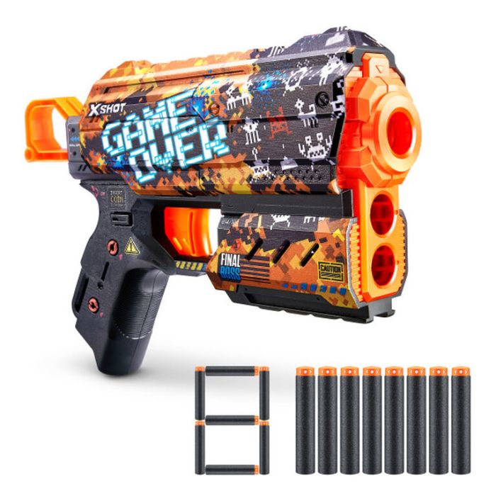 ZURU X-SHOT SKINS Flux_36516 36516E Game Over