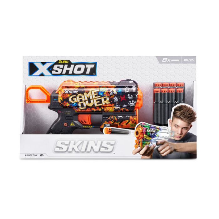 ZURU X-SHOT SKINS Flux_36516 36516E Game Over