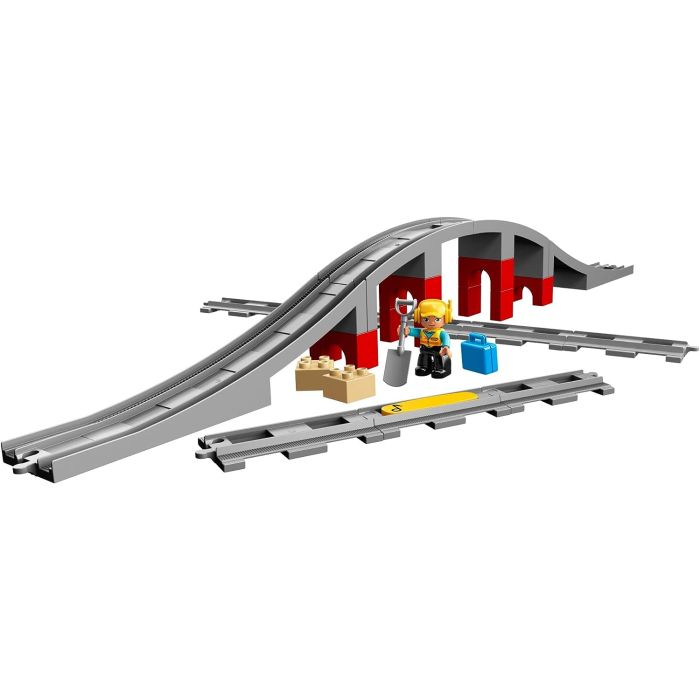 Lego Train Bridge and Tracks_10872