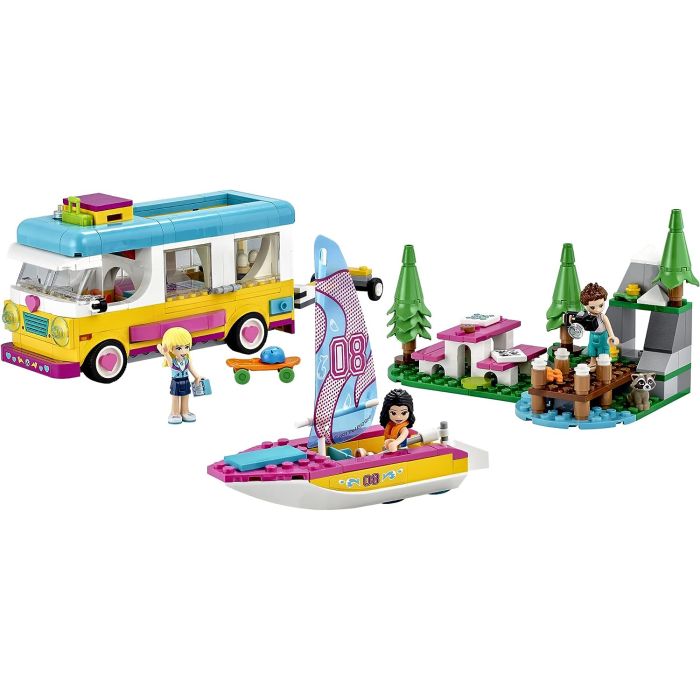 Lego Forest Camper Van and Sailboat_41681