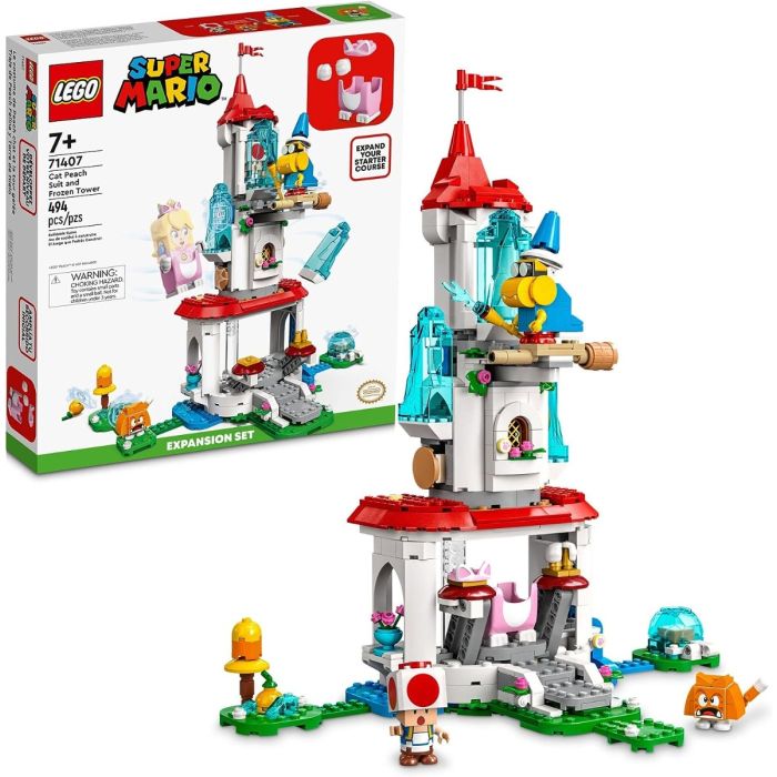 Lego Cat Peach Suit and Frozen Tower Exp Set_71407