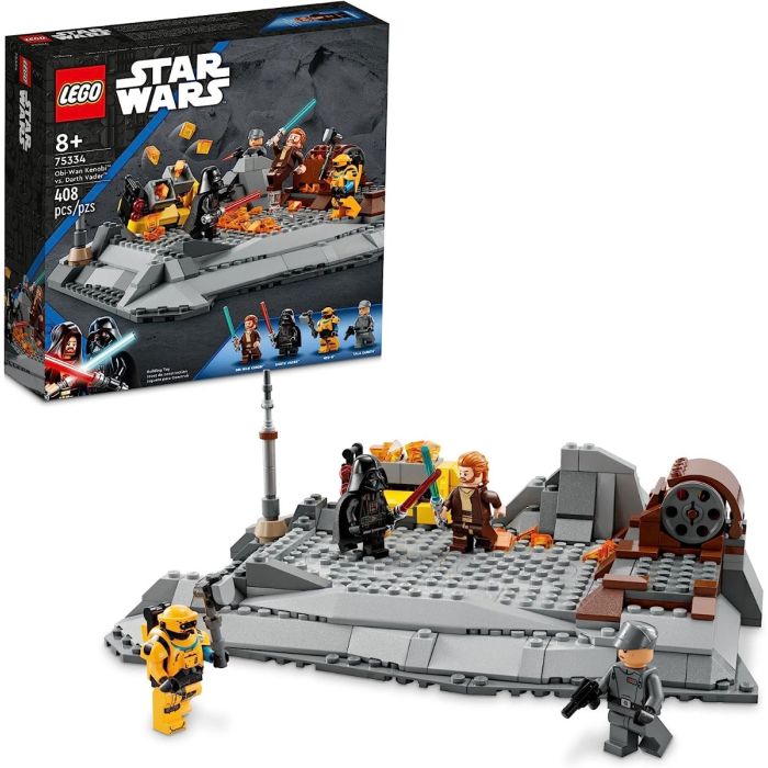 Lego Obi-Wan Kenobi vs. Darth Vader_75334