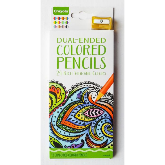 Crayola Aged Up Colouring 12 Dual Ended Pencils_68