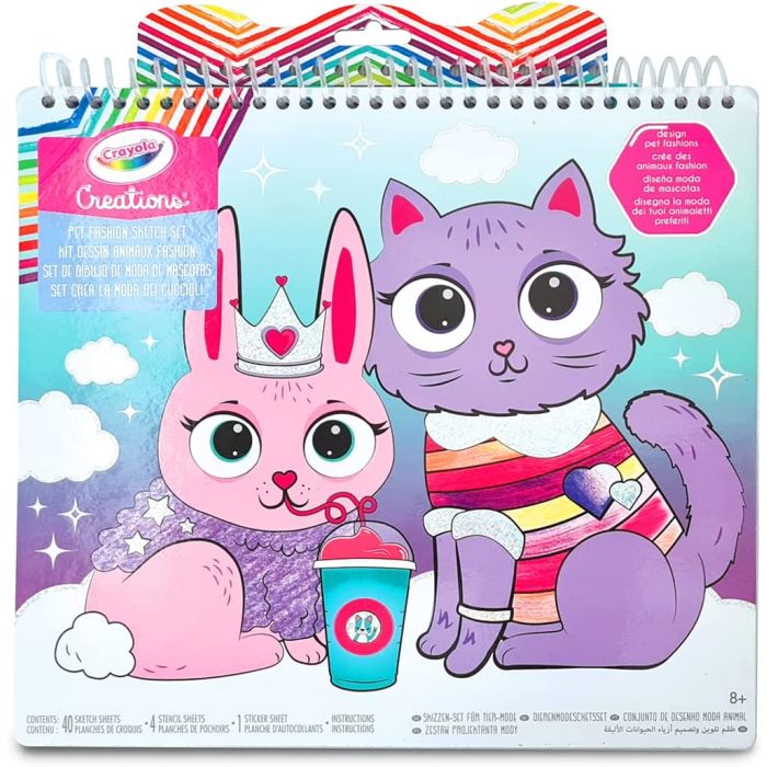 Crayola Creations Pets Fashion Sketch Set_04-1173
