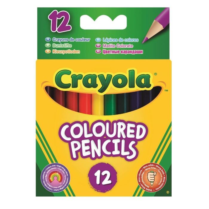 Crayola 12 Half Length Coloured Pencils_03-4112