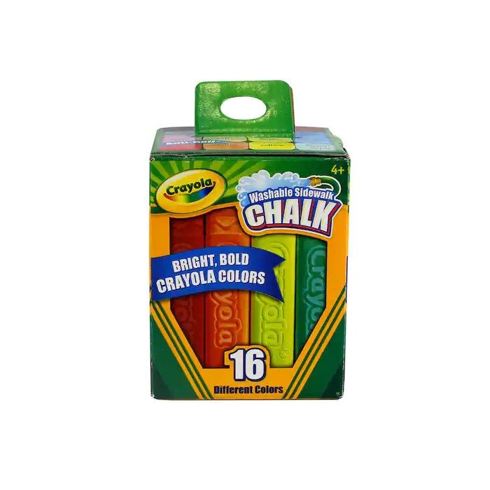 Crayola 16ct Washable Sidewalk Chalk_51-4008