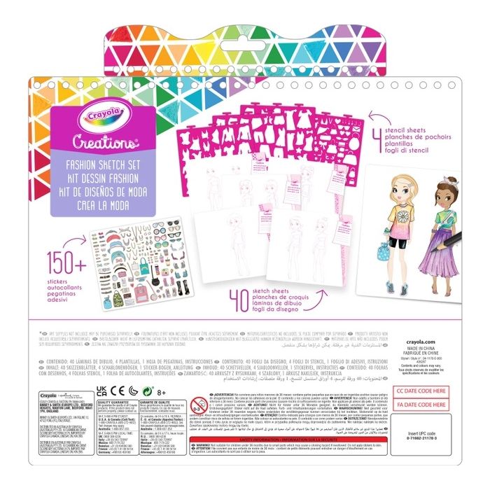 Crayola Creations Fashion Sketch Set_04-1178