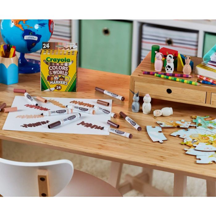 Crayola Colours World 24 Washable Markers_58-7804