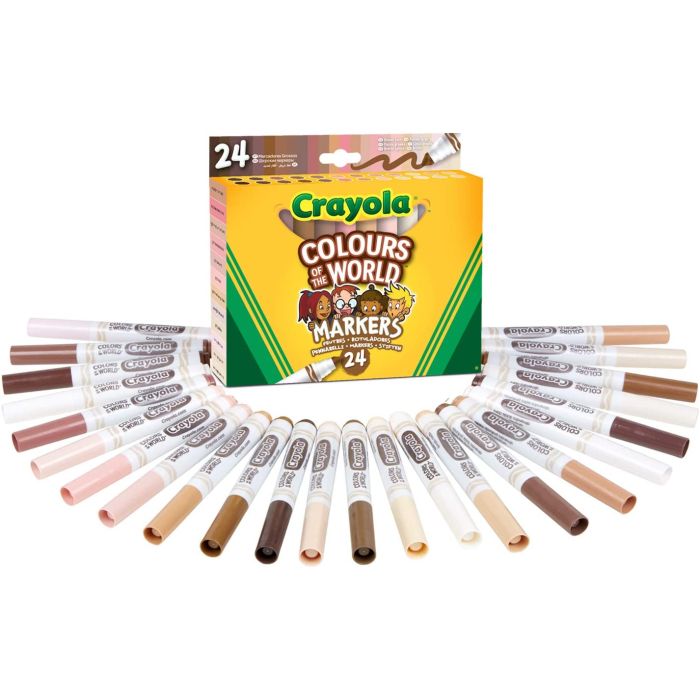 Crayola Colours World 24 Washable Markers_58-7804