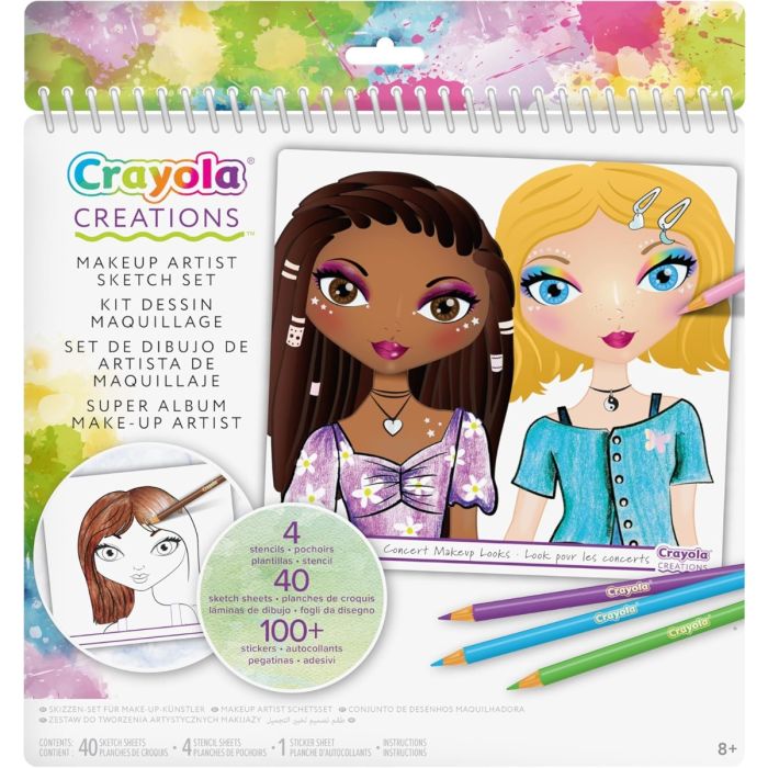Crayola Creations Make-Up Sketch Portfolio 04-1056