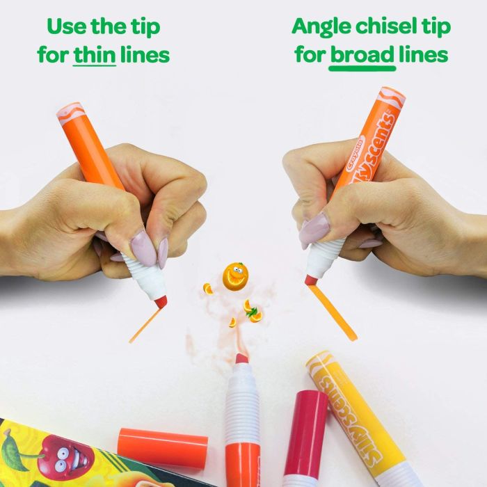 Crayola 6ct BL Chisel Tip Scented Markers_58-8197