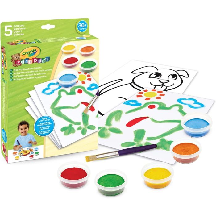 Crayola Mini Kids Spill Washable PaintKit_81-1483