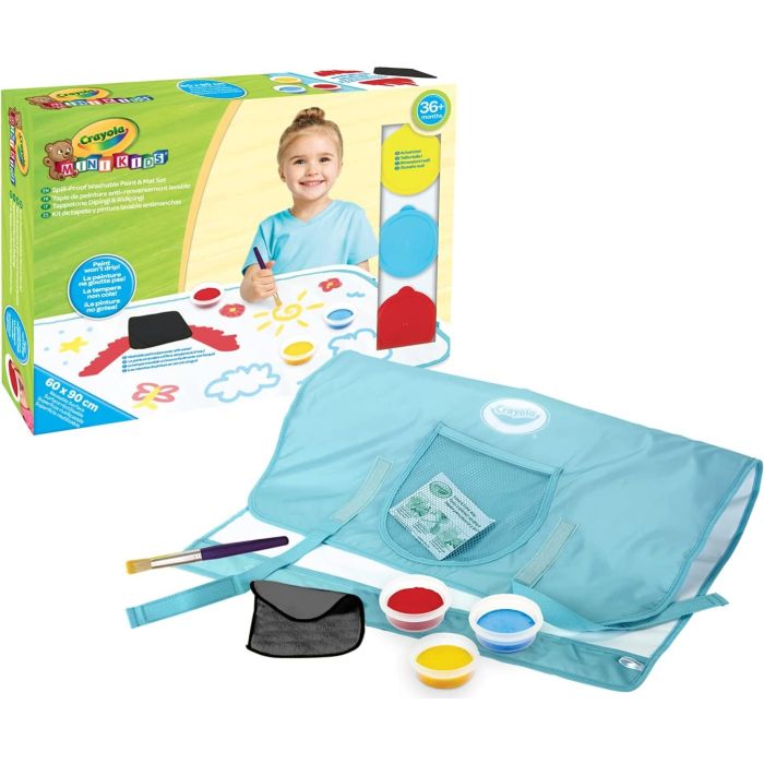 Crayola Mini Kids Spill Washabl Paints&Mat_81-1486