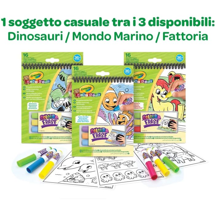 Crayola Mini Kids Colour & Erase Pad_81-1499 E-200