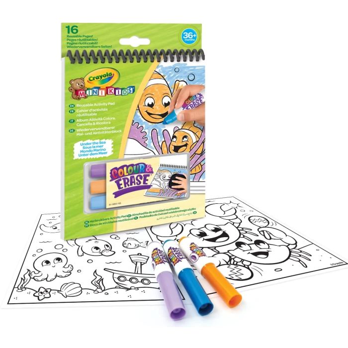 Crayola Mini Kids Colour & Erase Pad_81-1499 E-200
