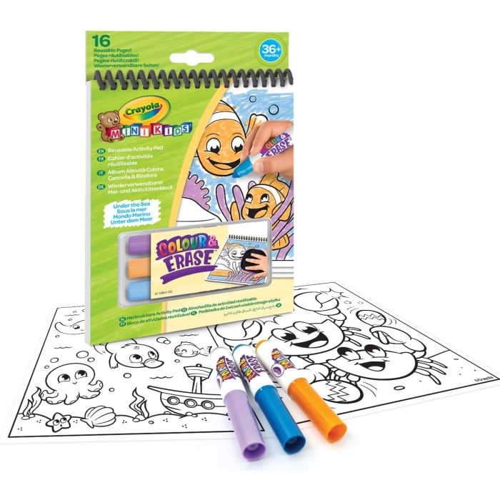Crayola Mini Kids Colour & ErasePad_81-1499 E-210