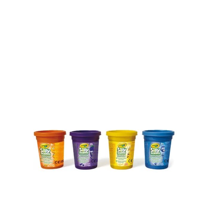 Crayola Silly Scents Dough 4 Pots (113gr)_A1-2150