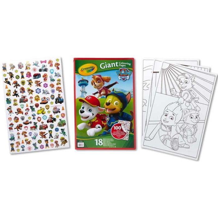 Crayola Giant Colouring Pages +Sticker sheet_5161