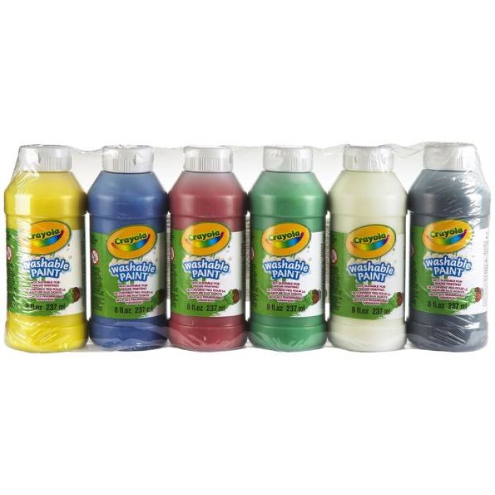 Crayola 6 Washable Paint Bottles_392600