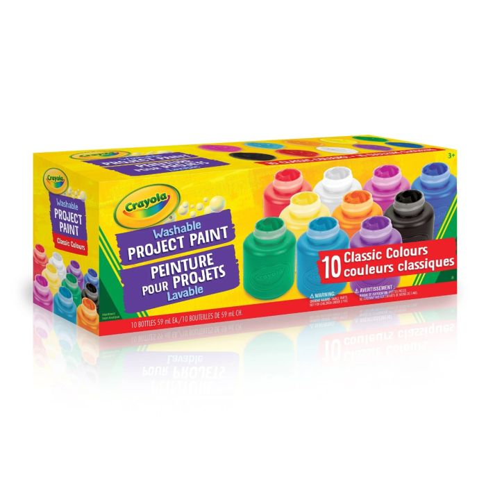 Crayola Washable Paint Bottles 59ml Spec_54-2395