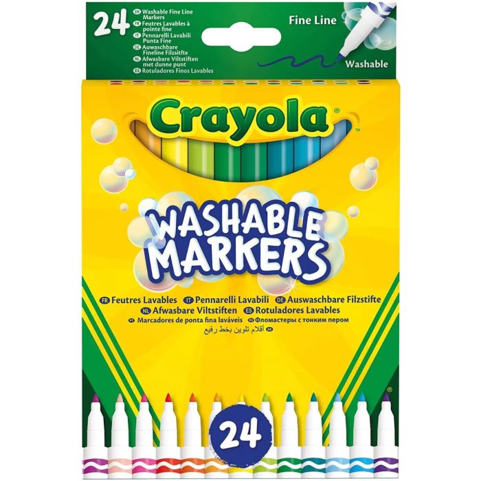 Crayola 24 Washable Markers Fineline_58-6571