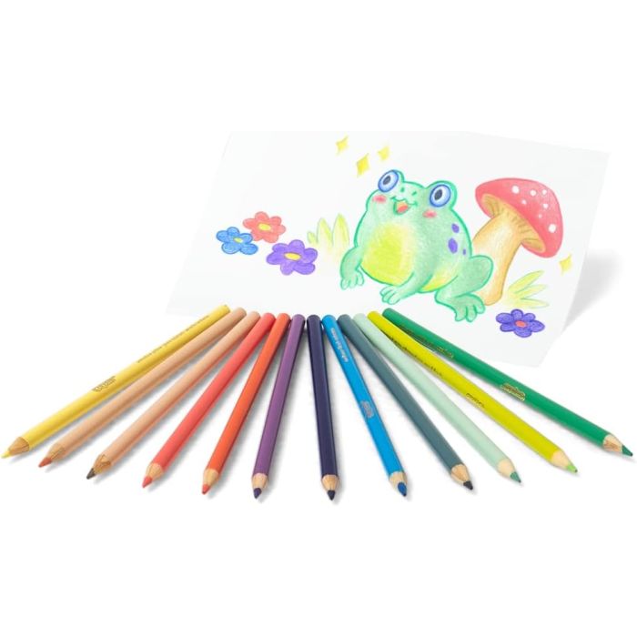 Crayola 12 Coloured Pencils Pastel Colours_68-3366
