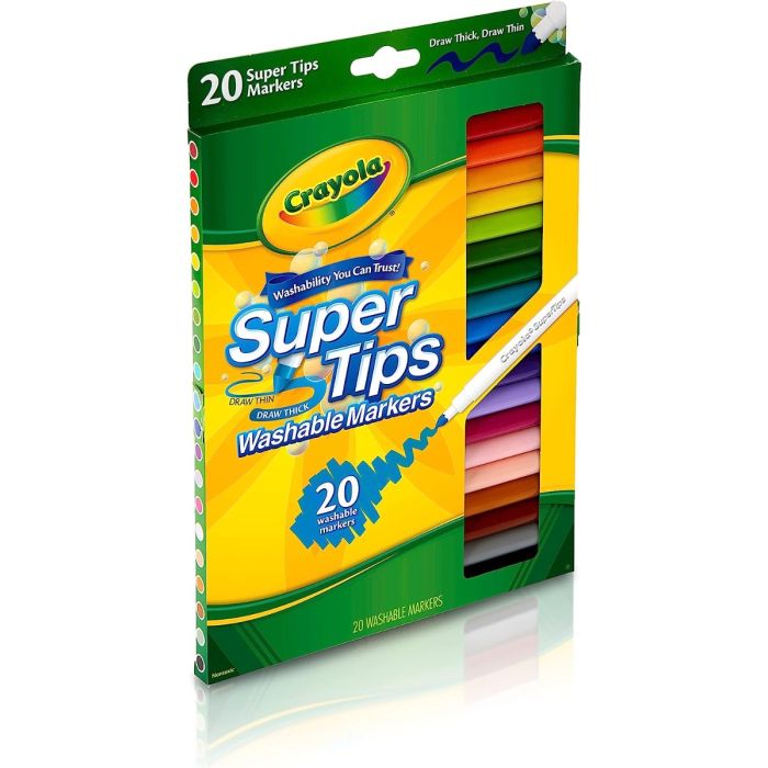 Crayola 20 Supertips Washable Markers_58-7517