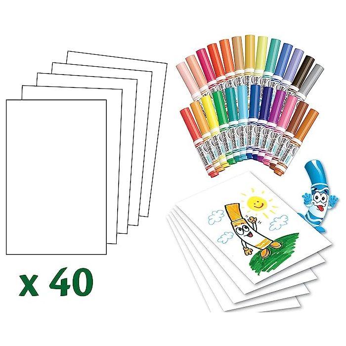 Crayola Create Mini Washable Markers&Paper_25-5239