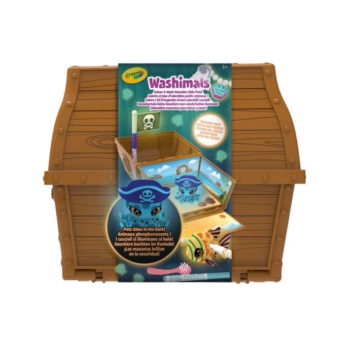 Crayola Washimals Glow Oc. Pets Tres.Chest_74-7510