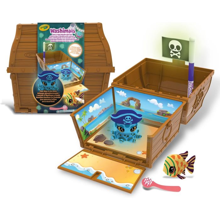 Crayola Washimals Glow Oc. Pets Tres.Chest_74-7510