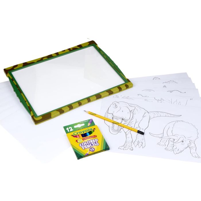 Crayola Light Up Tracing Pad-Dino Edition_74-7497