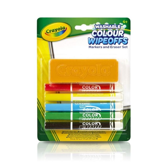 Crayola SET POUR TABLEAU BLANC EFF A SEC_98-9302