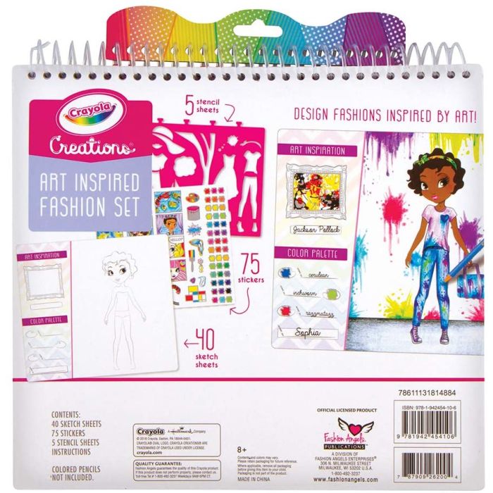Crayola Creations Art History Fash. Sketch_26200