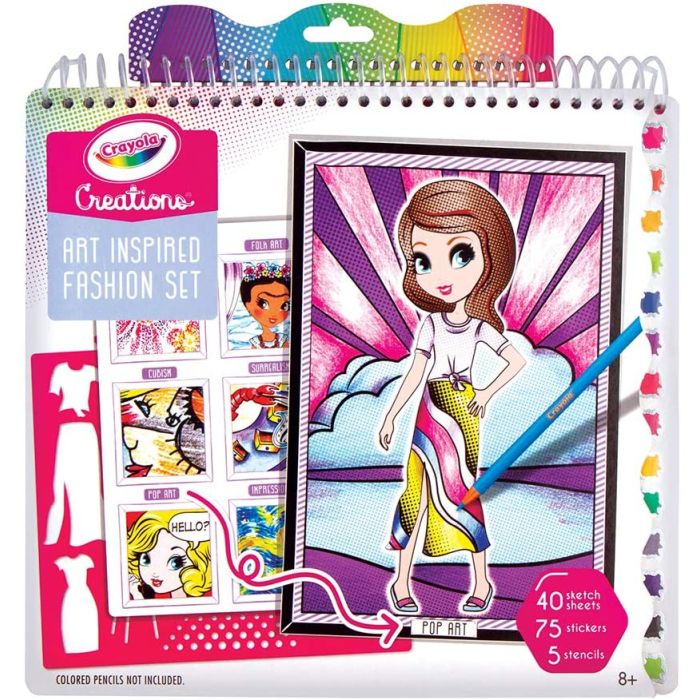 Crayola Creations Art History Fash. Sketch_26200