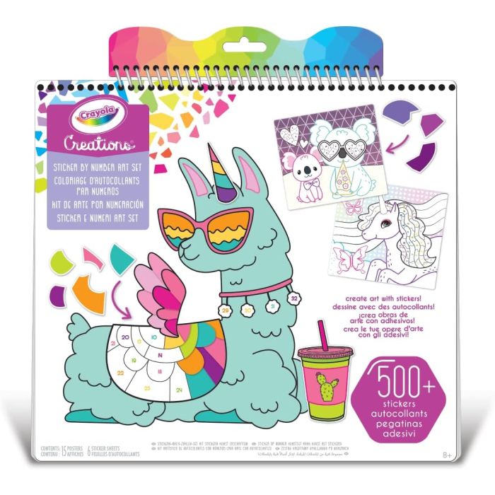 Crayola Creations Sticker By Number ArtSet_04-6229
