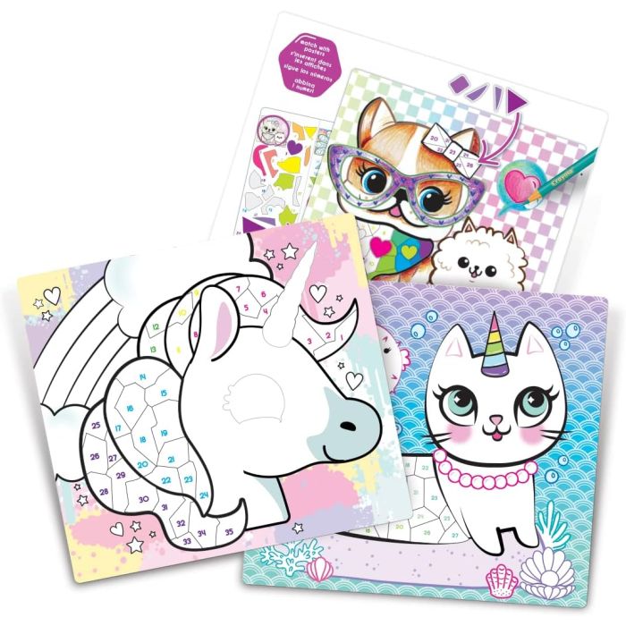 Crayola Creations Sticker By Number ArtSet_04-6229