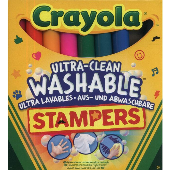Crayola 8 Ultra Clean Washable Stampers_58-8129