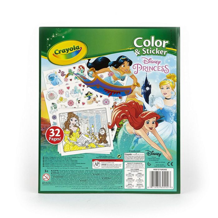 Crayola Disney Princess - Colour & Sticker_04-0202