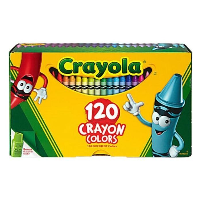 Crayons 120ct + crayons sharpener_52-6920