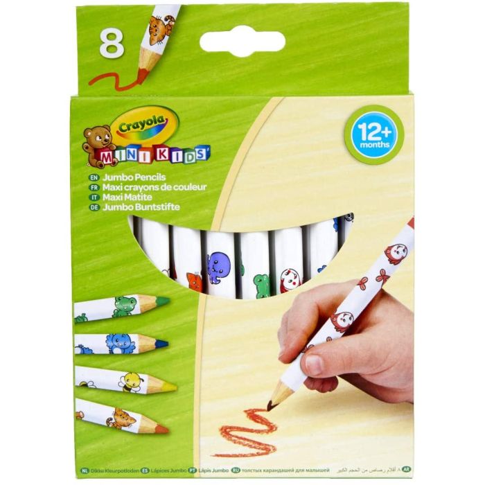 Crayola 8 Jumbo Decorated Pencils_03-3678