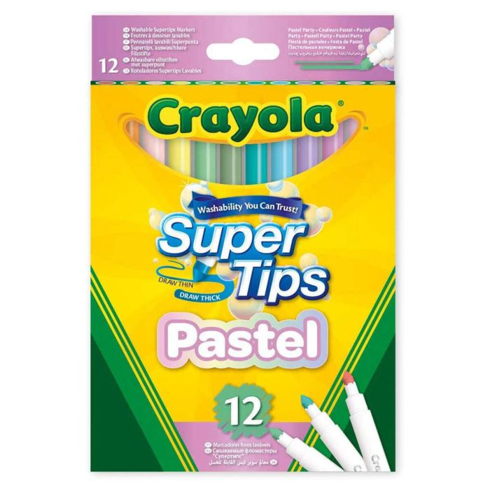 Crayola 12 Pastel Supertips_58-7515