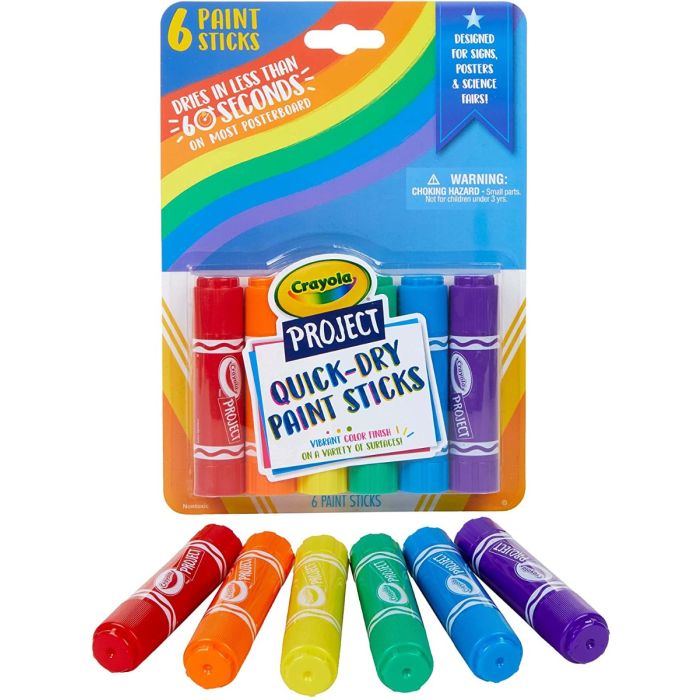 Crayola 6 Paint Sticks_54-1070