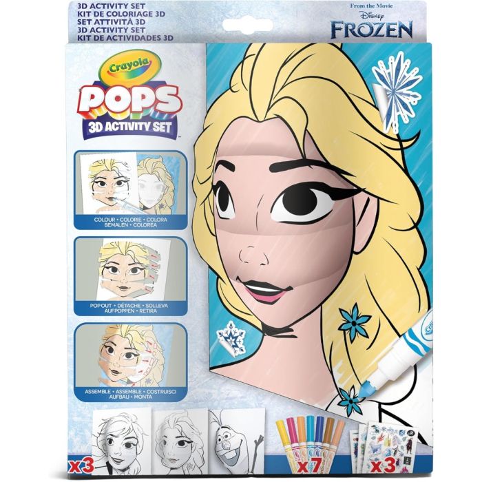 Crayola 3D Pops Set Disney Frozen_04-0742