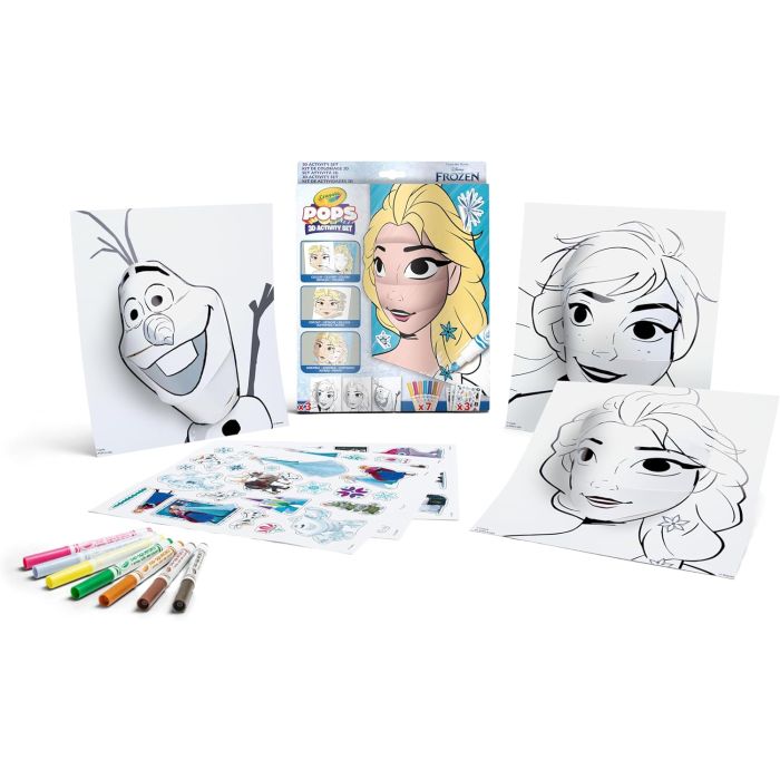 Crayola 3D Pops Set Disney Frozen_04-0742