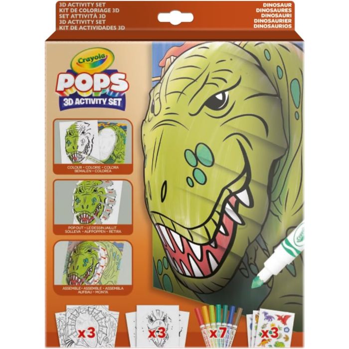 Crayola 3D Pops Set Dinosaurs_04-2800