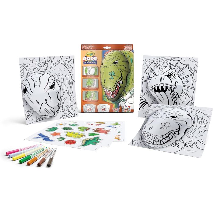 Crayola 3D Pops Set Dinosaurs_04-2800