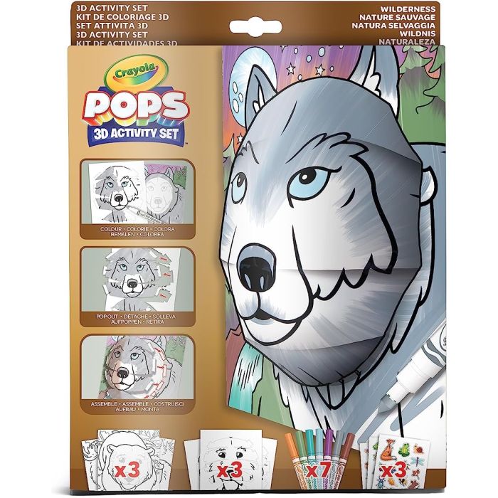 Crayola 3D Pops Set Wilderness_04-2807