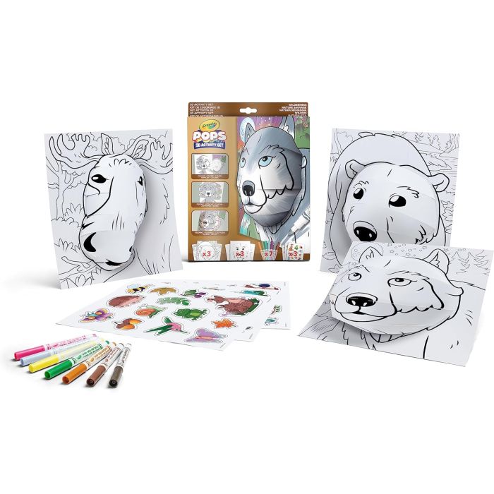 Crayola 3D Pops Set Wilderness_04-2807